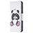 Leather Case Stands Fashionable Pattern Flip Cover L07 Holder for Apple iPhone 13 Mini White