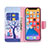 Leather Case Stands Fashionable Pattern Flip Cover L07 Holder for Apple iPhone 13 Pro Mixed