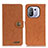 Leather Case Stands Flip Cover A01D Holder for Xiaomi Mi 11 Pro 5G Brown