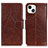 Leather Case Stands Flip Cover A02 Holder for Apple iPhone 13