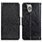 Leather Case Stands Flip Cover A02 Holder for Apple iPhone 14 Pro Max Black