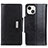 Leather Case Stands Flip Cover A03 Holder for Apple iPhone 13 Mini Black