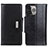 Leather Case Stands Flip Cover A03 Holder for Apple iPhone 13 Pro Black