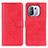 Leather Case Stands Flip Cover A04D Holder for Xiaomi Mi 11 Pro 5G Red