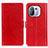 Leather Case Stands Flip Cover A06D Holder for Xiaomi Mi 11 Pro 5G Red