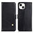 Leather Case Stands Flip Cover A09 Holder for Apple iPhone 13 Mini Black