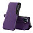 Leather Case Stands Flip Cover A09D Holder for Xiaomi Mi 11 Pro 5G Purple