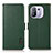 Leather Case Stands Flip Cover B03H Holder for Xiaomi Mi 11 Pro 5G Green