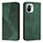 Leather Case Stands Flip Cover C02 Holder for Xiaomi Mi 11 5G Green