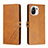 Leather Case Stands Flip Cover C03 Holder for Xiaomi Mi 11 5G Khaki