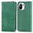 Leather Case Stands Flip Cover C05 Holder for Xiaomi Mi 11 5G Green
