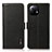 Leather Case Stands Flip Cover C08 Holder for Xiaomi Mi 11 Lite 5G Black