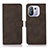 Leather Case Stands Flip Cover D01Y Holder for Xiaomi Mi 11 Pro 5G Brown