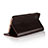 Leather Case Stands Flip Cover F01 for Apple iPhone Xs Max Brown