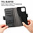 Leather Case Stands Flip Cover F03 Holder for Apple iPhone 14 Plus