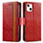 Leather Case Stands Flip Cover F03 Holder for Apple iPhone 14 Plus