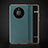 Leather Case Stands Flip Cover F03 Holder for Huawei Mate 40E 5G Cyan