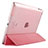 Leather Case Stands Flip Cover for Apple iPad 2 Pink