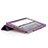 Leather Case Stands Flip Cover for Apple iPad 3 Purple