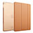 Leather Case Stands Flip Cover for Apple iPad Air 2 Brown