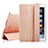 Leather Case Stands Flip Cover for Apple iPad Air 2 Rose Gold