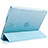 Leather Case Stands Flip Cover for Apple iPad Air 2 Sky Blue