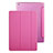 Leather Case Stands Flip Cover for Apple iPad Mini 3 Hot Pink