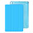 Leather Case Stands Flip Cover for Apple iPad Mini 3 Sky Blue
