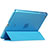 Leather Case Stands Flip Cover for Apple iPad Mini 3 Sky Blue