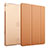 Leather Case Stands Flip Cover for Apple iPad Mini 4 Brown