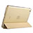 Leather Case Stands Flip Cover for Apple iPad Mini Gold