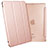Leather Case Stands Flip Cover for Apple iPad Pro 12.9 (2017) Rose Gold