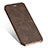 Leather Case Stands Flip Cover for Apple iPhone SE (2020) Brown