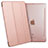 Leather Case Stands Flip Cover for Apple New iPad 9.7 (2017) Rose Gold