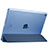 Leather Case Stands Flip Cover for Apple New iPad 9.7 (2018) Blue