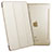 Leather Case Stands Flip Cover for Apple New iPad 9.7 (2018) Gold