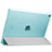 Leather Case Stands Flip Cover for Apple New iPad 9.7 (2018) Sky Blue