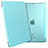 Leather Case Stands Flip Cover for Apple New iPad Pro 9.7 (2017) Sky Blue