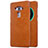 Leather Case Stands Flip Cover for Asus Zenfone 3 Deluxe ZS570KL ZS550ML Brown