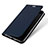 Leather Case Stands Flip Cover for Asus Zenfone 4 Selfie ZD553KL Blue