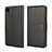 Leather Case Stands Flip Cover for Blackberry Z30 Black