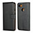 Leather Case Stands Flip Cover for Google Pixel 3 Black