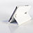 Leather Case Stands Flip Cover for Huawei Ascend Mate 2 White