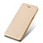 Leather Case Stands Flip Cover for Huawei GR3 (2017) Gold