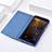 Leather Case Stands Flip Cover for Huawei Honor 8 Blue