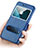 Leather Case Stands Flip Cover for Huawei Honor V8 Blue