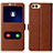 Leather Case Stands Flip Cover for Huawei Honor View 10 Brown