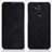 Leather Case Stands Flip Cover for Huawei Maimang 7 Black