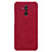 Leather Case Stands Flip Cover for Huawei Maimang 7 Red