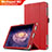 Leather Case Stands Flip Cover for Huawei MediaPad M2 10.1 FDR-A03L FDR-A01W Red